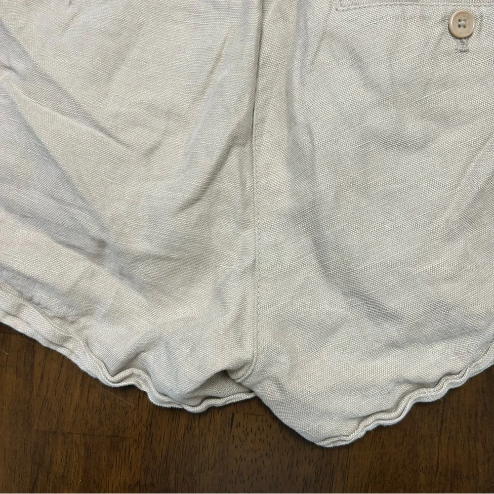 ARITZIA WILFRED Allegra Linen Blend Short in Tan Size 0 - Picture 7 of 16